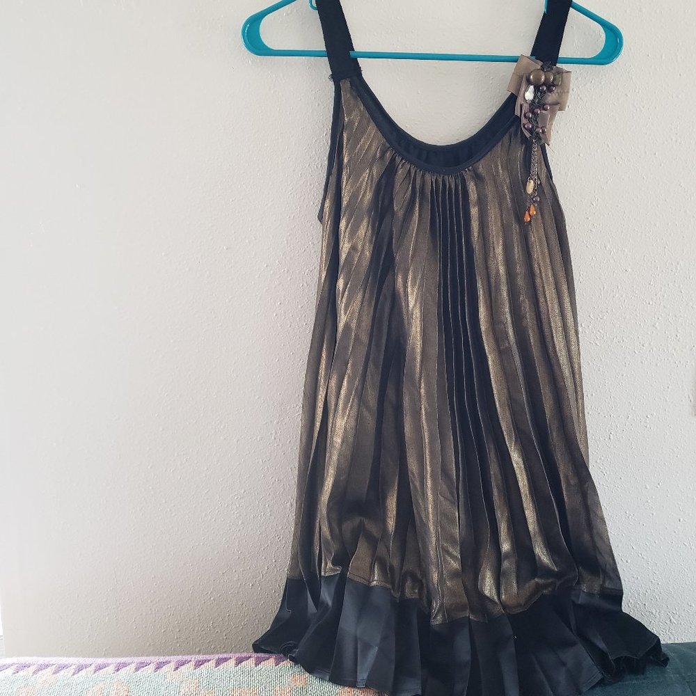 Gold Party Dress - Size Small